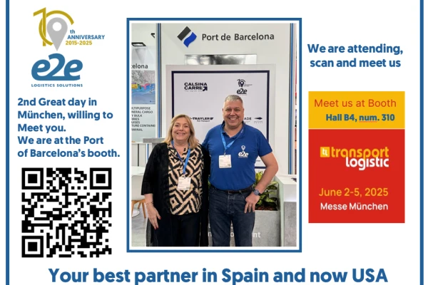 E2e Logistics Solutions en la Feria Transport Logistics de Munich 2025